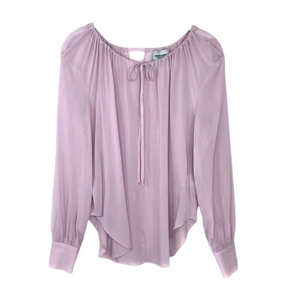 Rachel Comey silk lilac long sleeves blouse.‎ Sz 0 - Picture 2 of 11